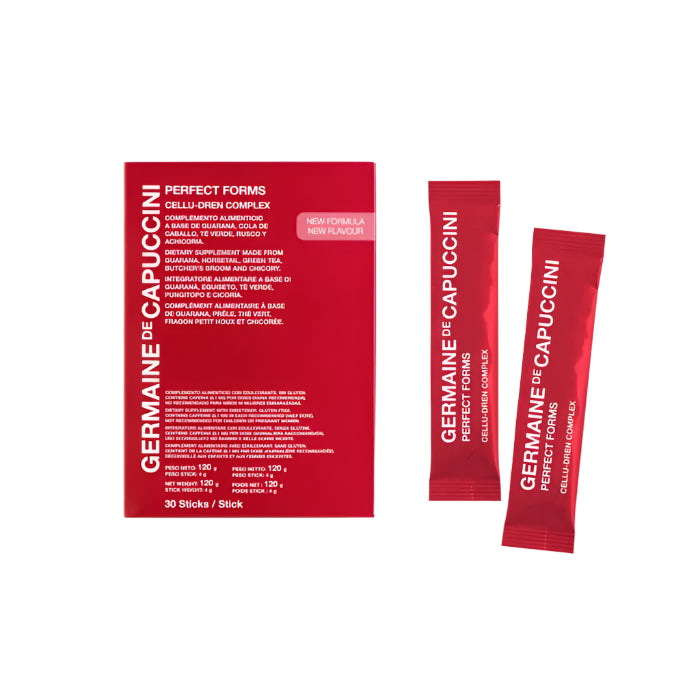 Supliment Alimentar pentru Slabit pe Baza de Ceai Verde, Cicoare, Guarana si Coada Calului - Perfect Forms Cellu-Dren Complex 30 Buc - PP Germaine de Capuccini