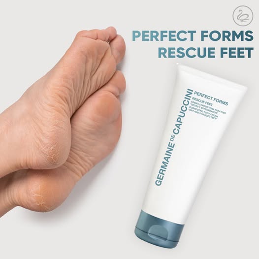 Cremă Corectoare pentru Picioare Uscate și Deteriorate – Perfect Forms Rescue Feet Correcting Foot Cream Dry and Damaged Feet 100ml - PP Germaine de Capuccini