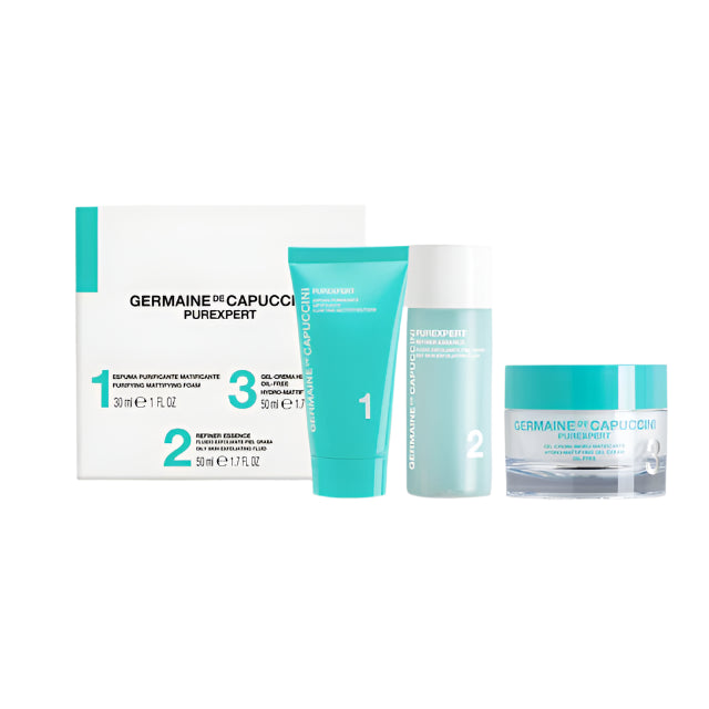 Set Matifiant 1-2-3 Ten Gras - Purexpert Programme 1-2-3 Oily Skin - PP Germaine de Capuccini