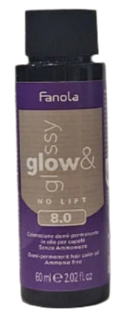Toner de Par 8.0 Demi-permanent – No Yellow Glow&Glossy Blond Deschis 60ml – Fanola