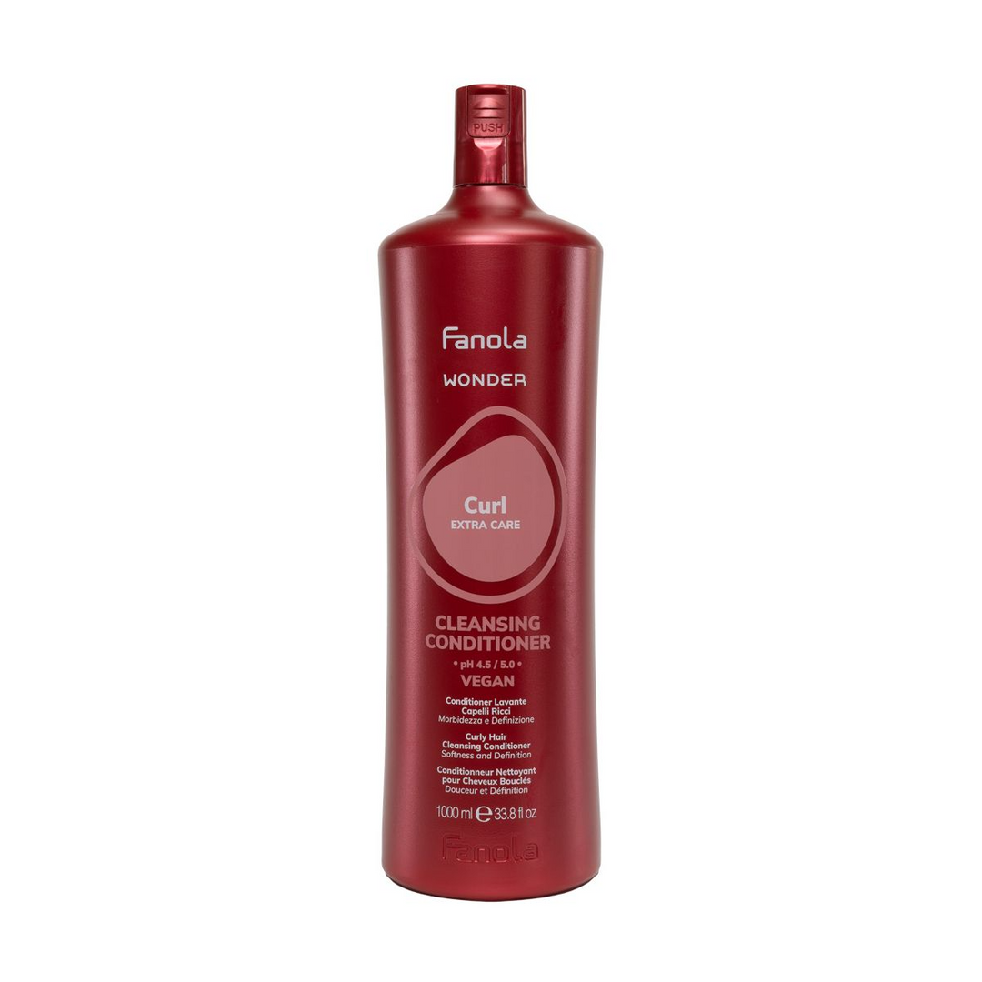 Balsam pentru Par Cret - Wonder Curl Cleansing Conditioner 1000ml - Fanola - HNIcosmetice.ro