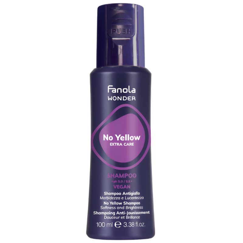 Sampon Anti-Galben - Wonder No Yellow Shampoo 100ml - Fanola - HNIcosmetice.ro