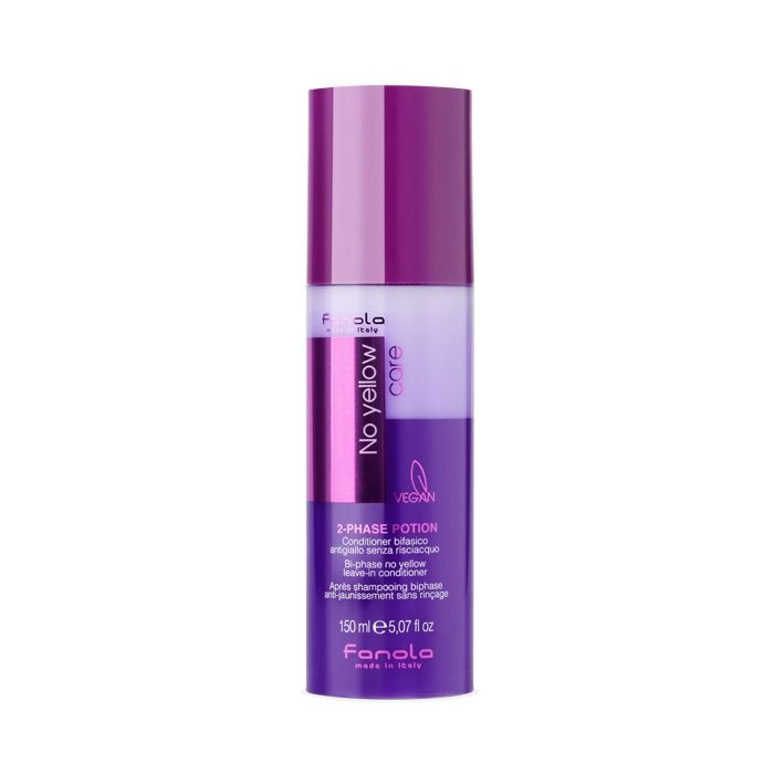 Balsam Bi-Fazic Anti-Galben Fara Clatire - No Yellow Bi-Phase Leave-In Conditioner 150ml - Fanola - HNIcosmetice.ro