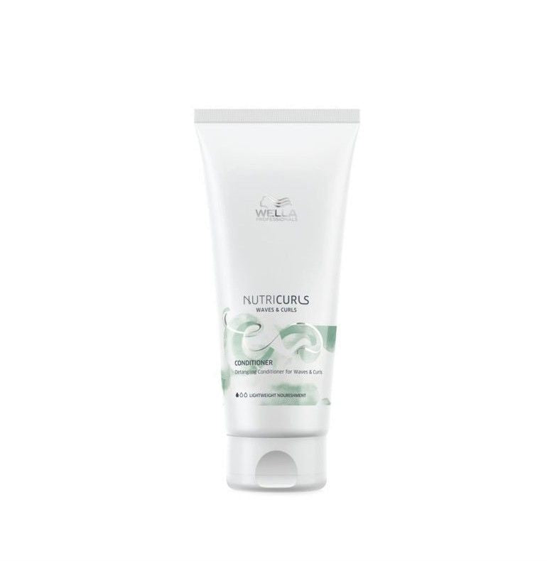 Balsam pentru Par Cret sau Ondulat - Nutricurls Waves & Curls Conditioner 200ml - Wella - HNIcosmetice.ro