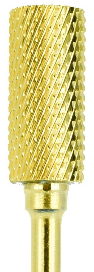 Cap pentru Freza de Unghii - Cilindru D5M din Carbid Auriu AGD5MB1CG - Ami Gel
