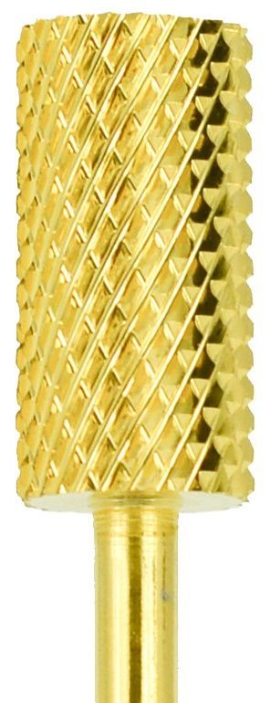 Cap pentru Freza de Unghii - Cilindru D6M din Carbid Auriu AGD6MB1CG - Ami Gel