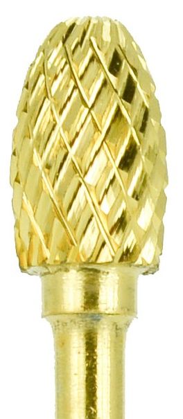 Cap pentru Freza de Unghii - Con D5M din Carbid Auriu AGD5MB3CG - Ami Gel - HNIcosmetice.ro