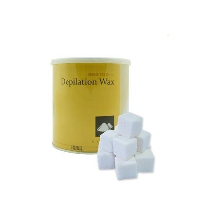 Ceara Epilatoare Liposolubila Cutie Metalica - Din Zahar Si Aroma Naturala - 100% Natural Sugar Wax 800ml - SIMPLE USE - HNIcosmetice.ro