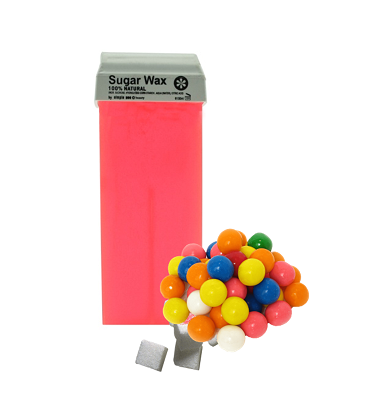 Ceara Epilatoare Liposolubila Roll On - Din Zahar Si Aroma De Bubblegum - 100% Natural Sugar Wax Bubblegum 100ml - SIMPLE USE - HNIcosmetice.ro