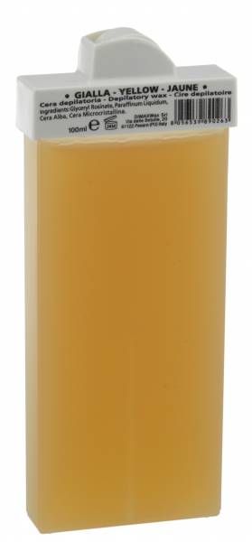 Ceara Epilatoare Liposolubila Roll On Galben cu Aplicator Mic - Small Roll Wax Yellow 100ml - Dimax - HNIcosmetice.ro