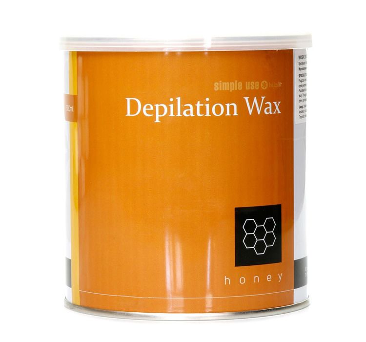 Ceara Epilatoare Traditionala Cutie Metalica Galbena - Miere - Premium Yellow 800ml - SIMPLE USE - HNIcosmetice.ro