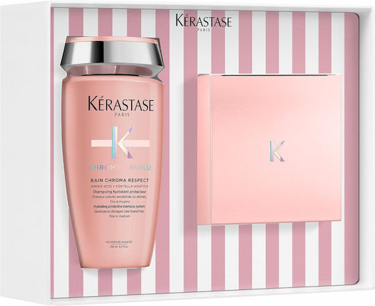 Set Reparator si Hranitor pentru Par Vopsit Poros- Chroma Absolu 250ml+200ml - Kerastase