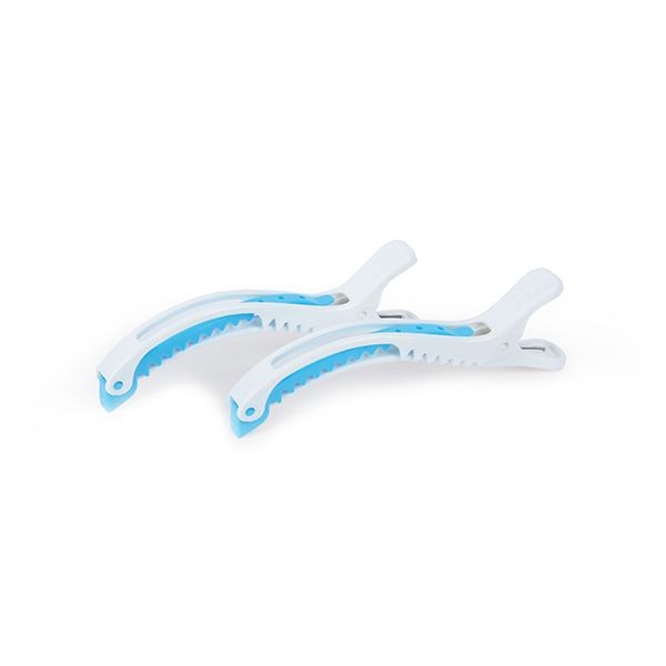 Clame de Par cu Model Pinguin - Penguin Blue and White 12cm 4 Buc - Bifull - HNIcosmetice.ro