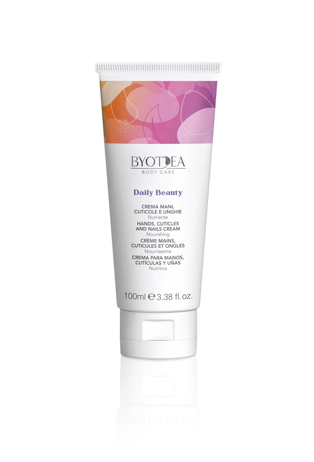 Crema Hidratanta pentru Maini, Cuticule si Unghii - Daily Beauty Hands, Cuticles and Nails Cream Nourishing 100ml - Byotea - HNIcosmetice.ro