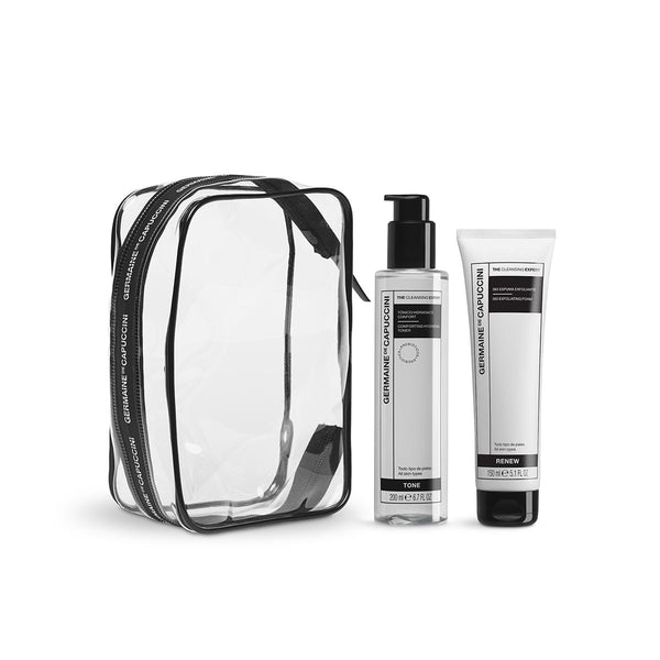 Set Facial de Ingrijire si Curatare a Tenului - The Cleansing Expert Comforting Hydrating Toner 200ml + 365 Exfoliating Foam 150ml Set - PP Germaine de Capuccini