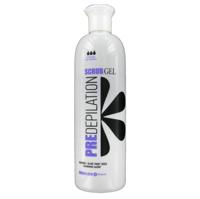 Exfoliant Gel Inainte de Epilare - Predepilation Scrub Gel 400ml - Simple Use - HNIcosmetice.ro