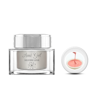Gel Camuflaj - Fiber Cover Stone Pink Gel - Silver Line AG203 50gr - Ami Gel - HNIcosmetice.ro