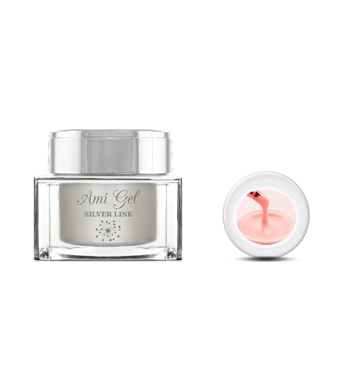Gel Constructie - Fiber Builder Quartz Gel - Silver Line AG202 20gr - Ami Gel - HNIcosmetice.ro