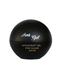 Gel cu Particule pentru Decorare Nail Art - Pink Sugar - Witchcraft Gel AG124 5gr - Ami Gel - HNIcosmetice.ro
