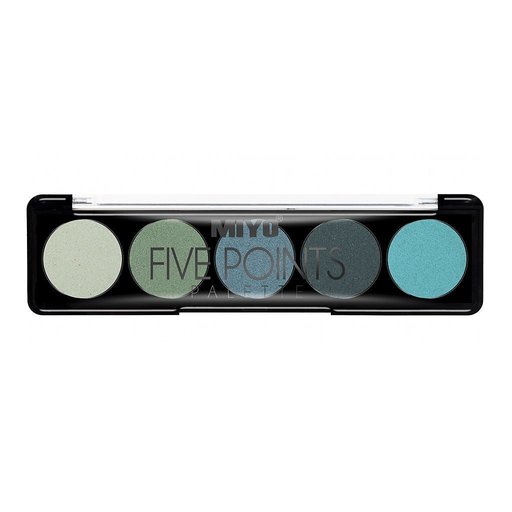 Go Green Paleta Fard Pleoape Five Points Nr.04 - MIYO - HNIcosmetice.ro