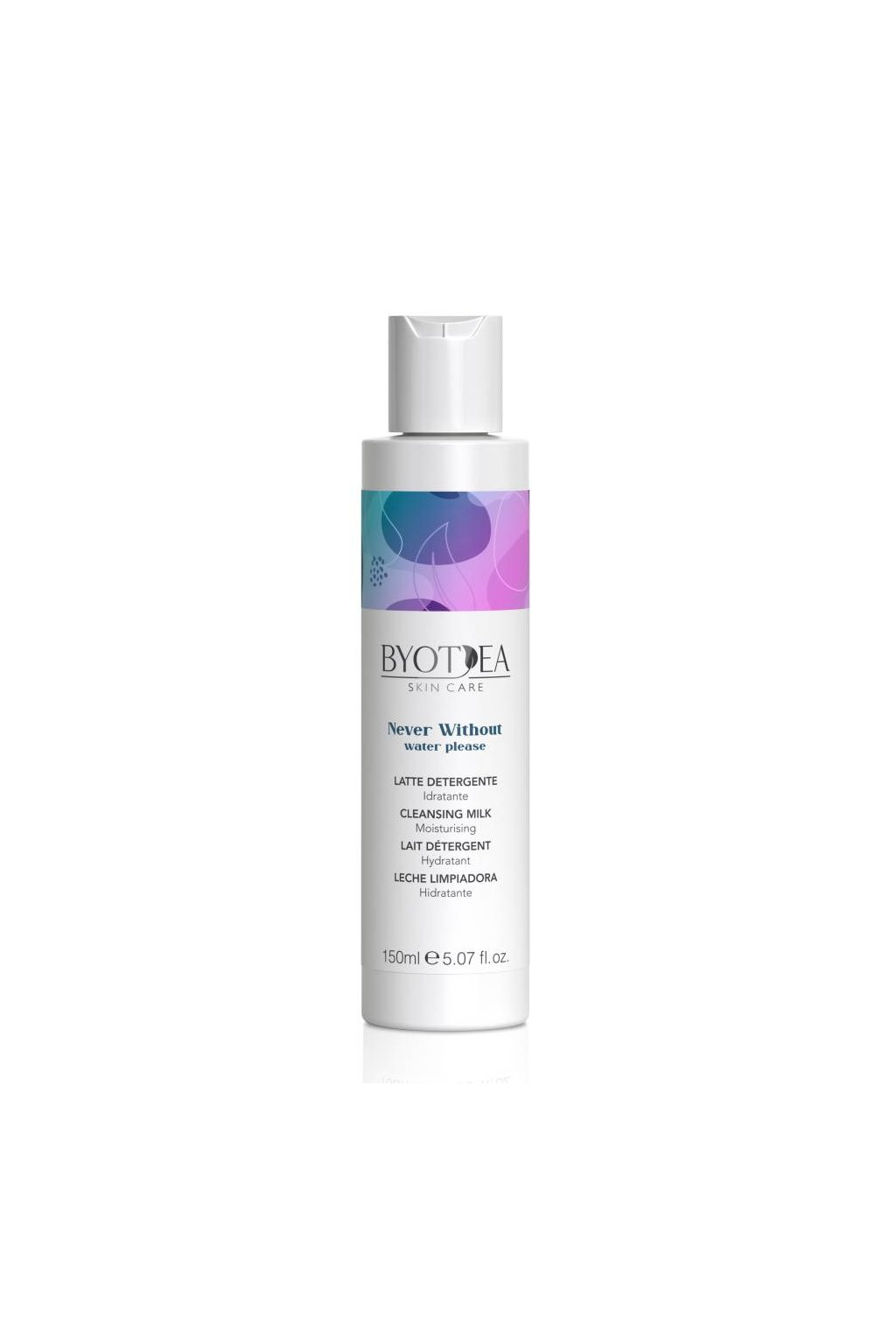 Lapte Demachiant pentru Ten Uscat - Never Without Water Please Cleansing Milk Moisturising 150ml - Byotea - HNIcosmetice.ro
