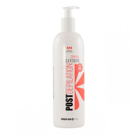 Lotiune dupa Epilare in Doua Faze - Postdepilation 2 Phase Lotion 400ml - Simple Use - HNIcosmetice.ro