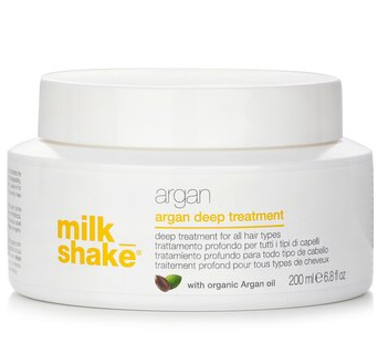 Masca cu Ulei de Argan pentru Toate Tipurile de Par - Argan Deep Treatment 200ml - Milk Shake - HNIcosmetice.ro