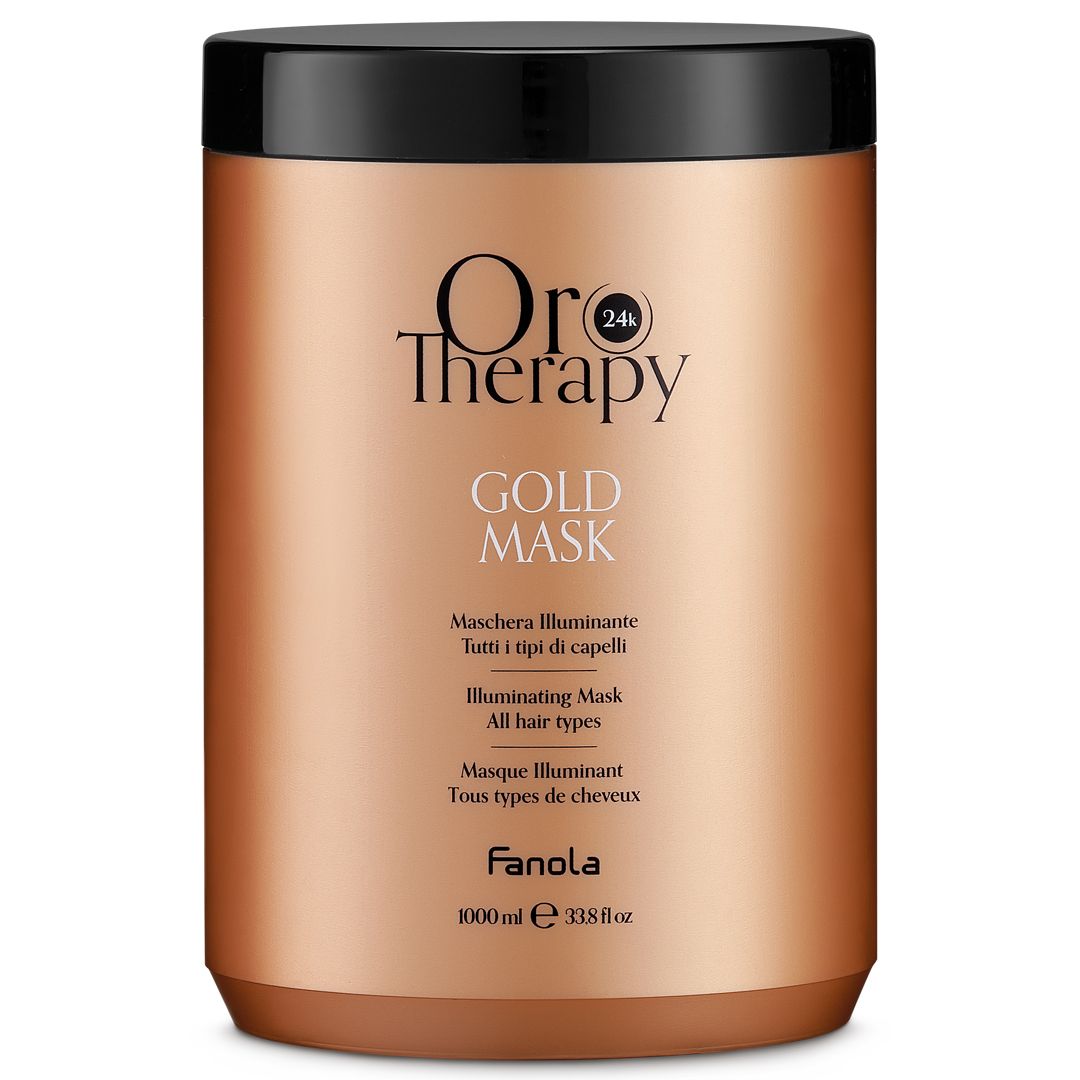 Masca Iluminanta cu Extract de Trandafir, Aur 24K si Protectie UV - Gold Illuminating Mask with Rose Extract 1000ml - Oro Therapy - HNIcosmetice.ro