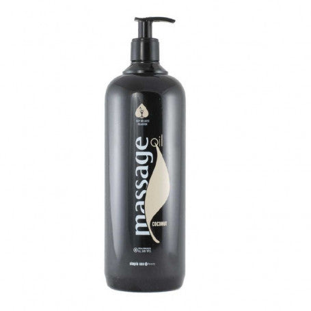 Ulei De Masaj Pentru Corp Cu Aroma De Cocos - Massage Oil Coconut 1000ml - SIMPLE USE