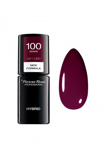 Oja Semipermanenta - Color Hybrid Polish Nr. 100 Grape 6ml - Pierre Rene - HNIcosmetice.ro