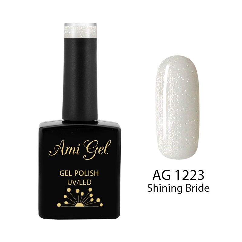 Oja Semipermanenta - Multi Gel Color - The One Shining Bride AG1223 14ml - Ami Gel - HNIcosmetice.ro