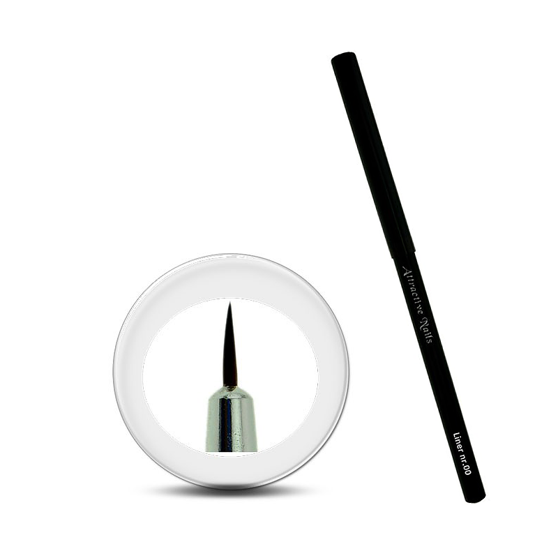 Pensula Gel - Liner 00 - Attractive - HNIcosmetice.ro