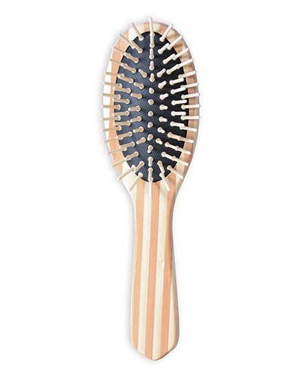 Perie pentru Descalcit Parul din Lemn de Bambus - Bamboo Oval - Bifull - HNIcosmetice.ro