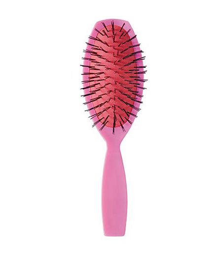 Perie pentru Descalcit Parul - Oval Colors Pink - Bifull - HNIcosmetice.ro