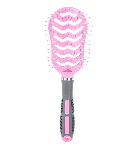 Perie pentru Descalcit si Uscat Parul - Skeleton Dorian Pink - Bifull - HNIcosmetice.ro