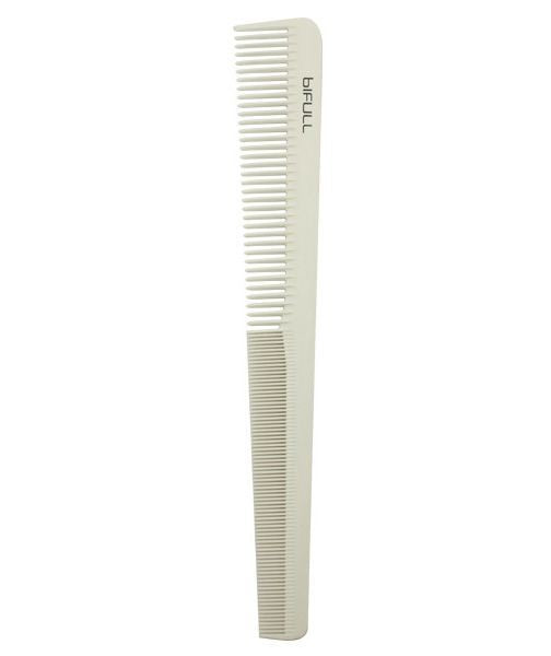 Pieptene Alb Flexibil pentru Tuns si Aranjat - Blanco - Cutting Comb No. 008 - Bifull - HNIcosmetice.ro