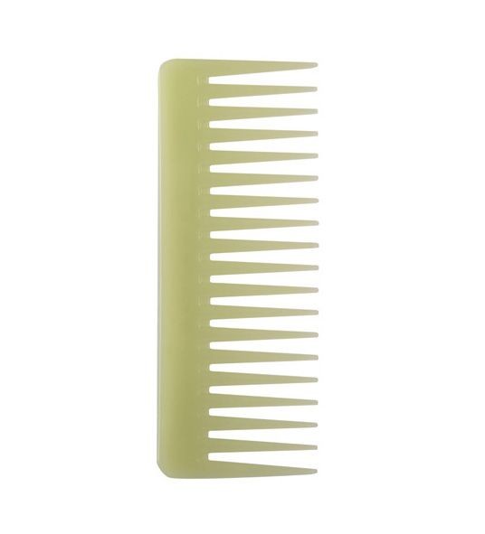 Pieptene de Descalcit cu Dinti Mari Infuzionat in Ulei de Masline si Germeni de Grau - Vita Comb - Big Wide-Toothed Comb No. 06 - Bifull - HNIcosmetice.ro
