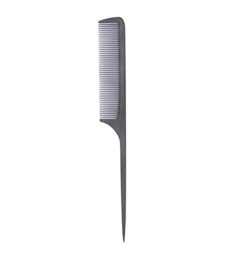 Pieptene din Carbon pentru Coafura cu Coada de Soarece - Carbon Line - Rat Tail Comb No. 001 - Bifull - HNIcosmetice.ro