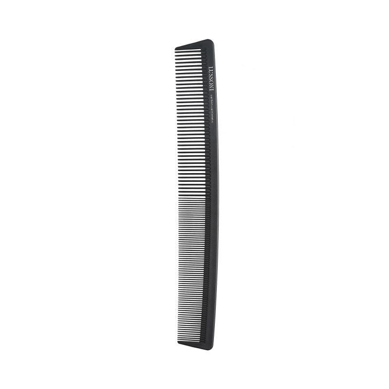Pieptene din Carbon pentru Tuns - Carbon Antistatic Cutting Comb No. 104 - Lussoni - HNIcosmetice.ro