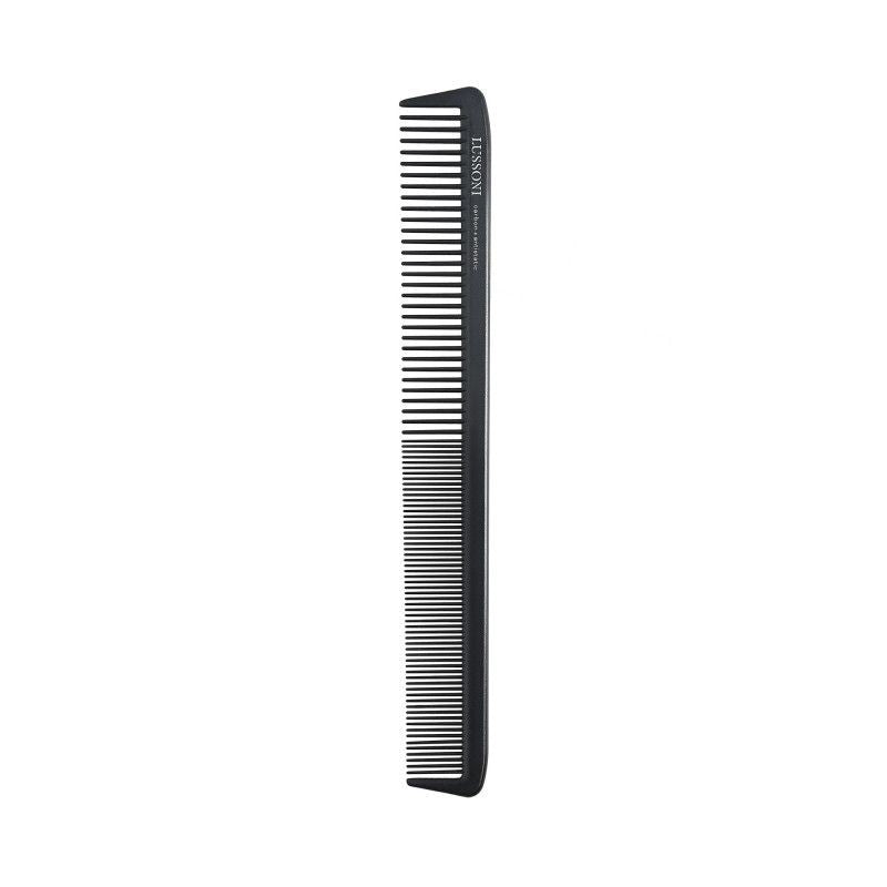 Pieptene din Carbon pentru Tuns - Carbon Antistatic Cutting Comb No. 110 - Lussoni - HNIcosmetice.ro