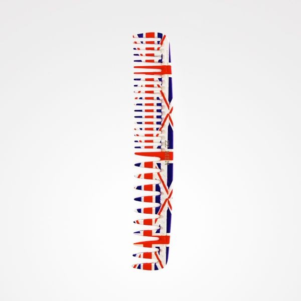 Pieptene pentru Freza Barbati Model "Comet" - Union Jack - Cutting Comb No.02 - Zzmen - HNIcosmetice.ro