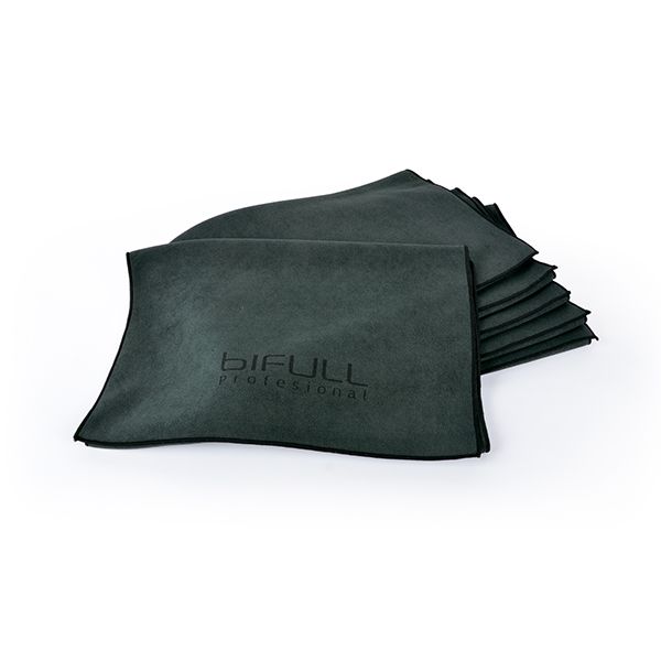 Prosop pentru Coafor din Microfibra Negru - Microfiber Black Towels 75x35cm - Bifull - HNIcosmetice.ro