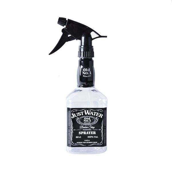 Pulverizator pentru Frizeri si Barbieri - Just Water Old No. 1 Brand Transparent 600ml - Bifull - HNIcosmetice.ro