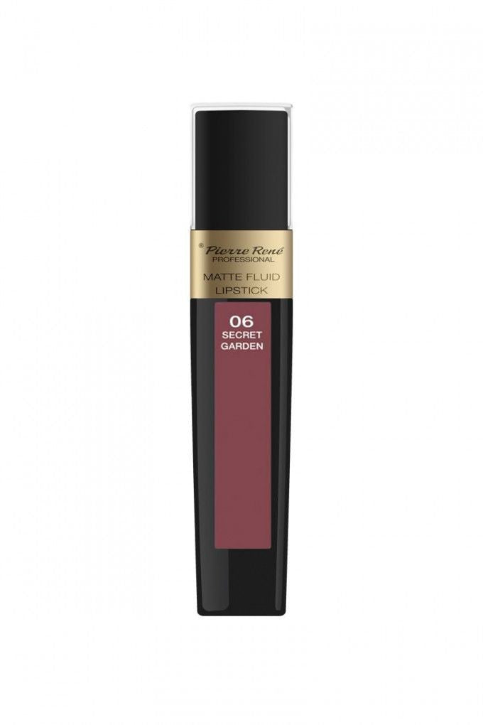 Ruj Lichid Mat - Matte Fluid Lipstick Secret Garden Nr.06 - PIERRE RENE - HNIcosmetice.ro