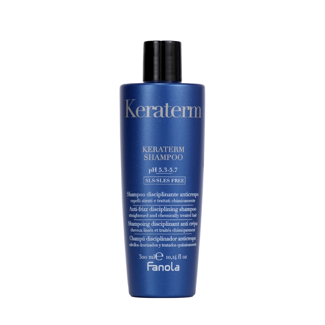 Sampon pentru Disciplinarea Parului - Keraterm Anti-Frizz Shampoo pH 5.3 - 5.7 300ml - Fanola - HNIcosmetice.ro