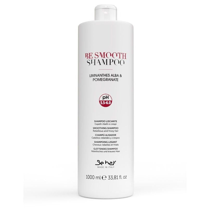 Sampon pentru Par Rebel - Smoothing Shampoo Be Smooth 1000ml - Be Hair - HNIcosmetice.ro