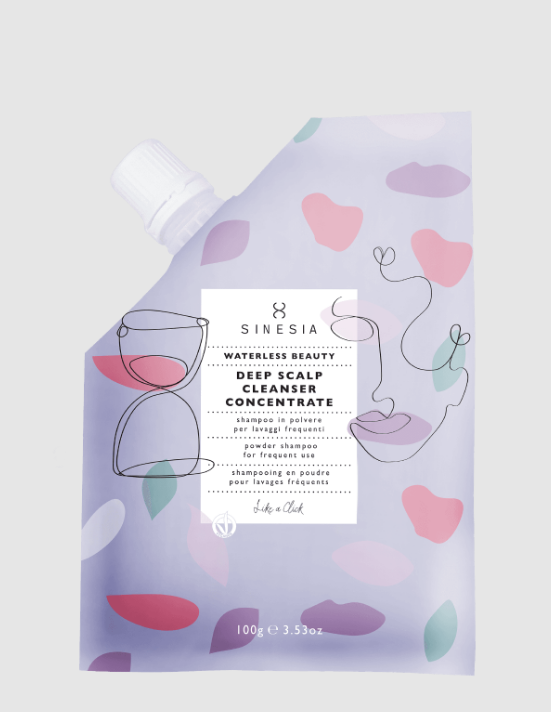Sampon Uscat pentru Curatarea Scalpului Rezerva - Waterless Beauty Deep Scalp Cleanser Concentrate 100gr - Sinesia - HNIcosmetice.ro