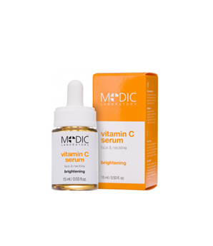 Ser cu Vitamina C pentru Fata si Gat - Brightening Vitamin C Serum 15ml - Medic - HNIcosmetice.ro