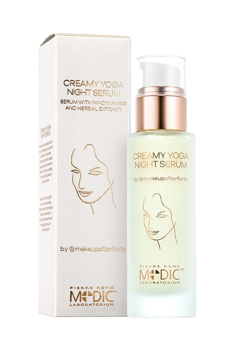 Ser de Noapte pentru Fata Anti-Rid - Creamy Yoga Night Serum 30ml - Medic - HNIcosmetice.ro