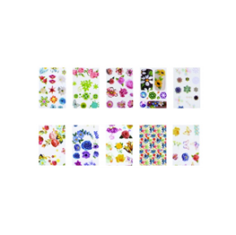 Set Folii Unghii pentru Transfer - Nail Art Abracadabra Foil Tip 7 One By One Flowers - Ami Gel - HNIcosmetice.ro